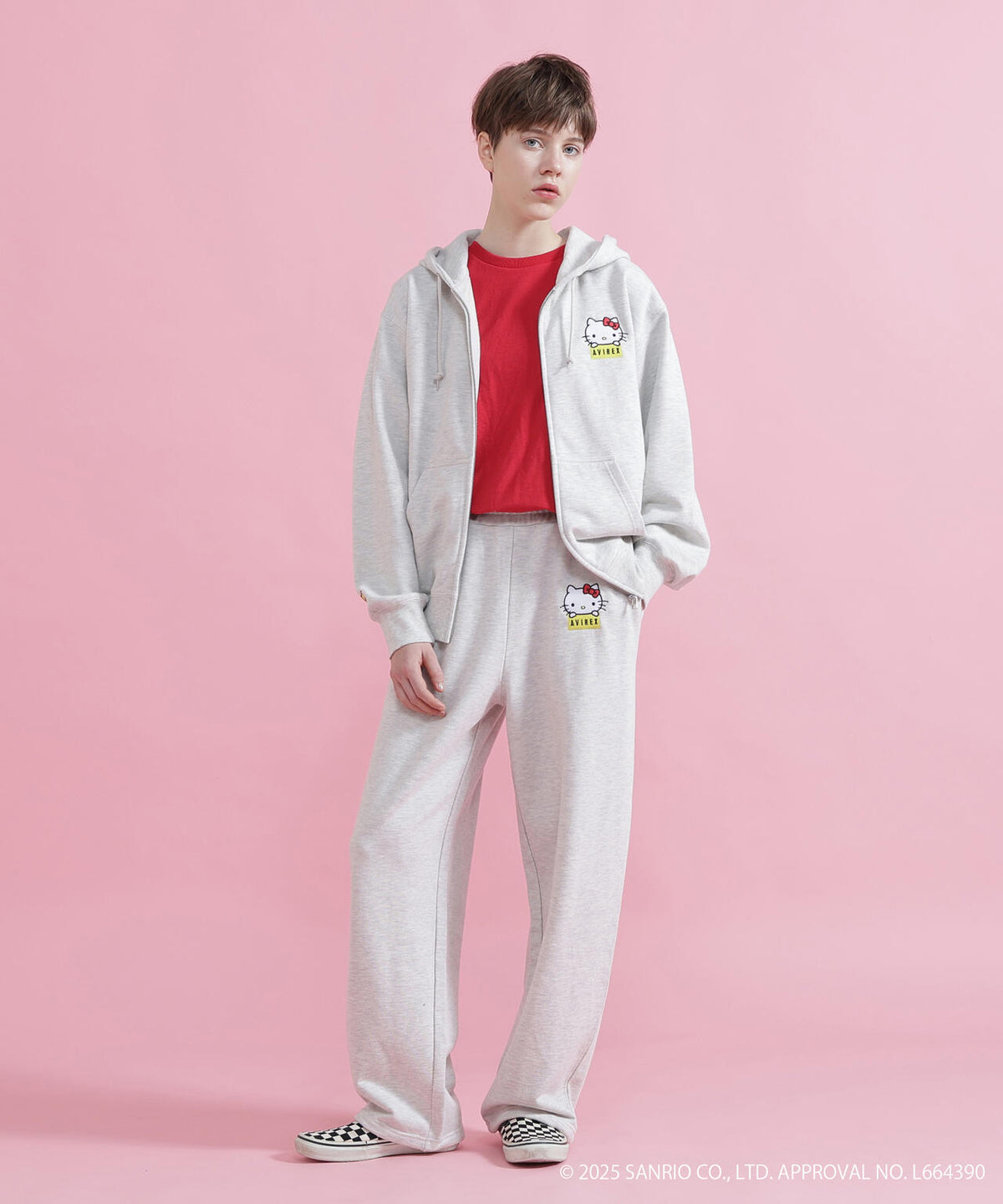《AVIREX×HELLO KITTY》SWEAT PANTS