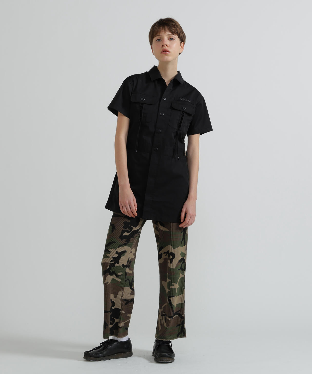 《直営店限定》CAMO WAFFLE PANTS