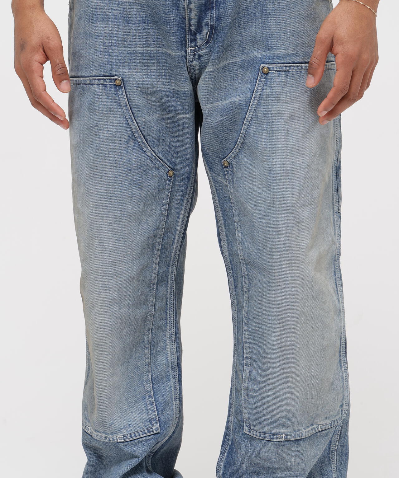 《AVIREX|MOANDMO CLOTHING》DOUBLE KNEE DENIM PANTS