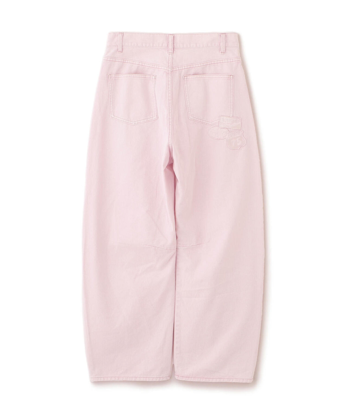 WAPPEN BARREL LEG DENIM PANTS