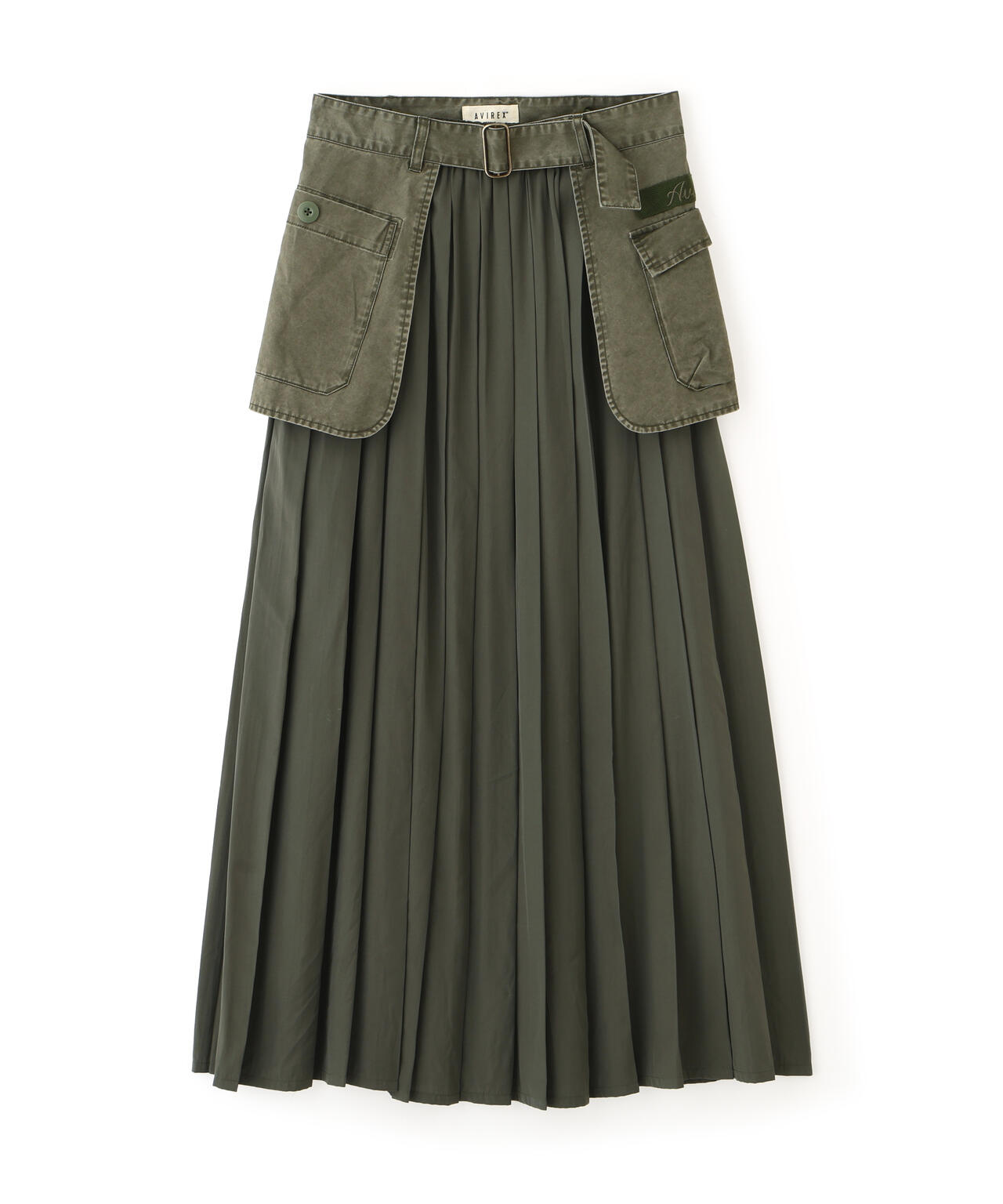 MILITARY POCKET BELT POUCH PLEATED SKIRT
