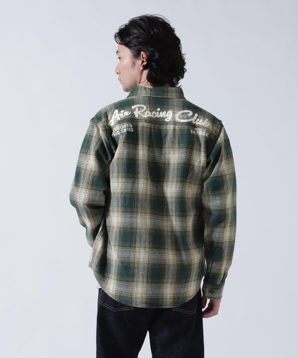 《A.A.R.C》OMBRE CHECK EMB SHIRT