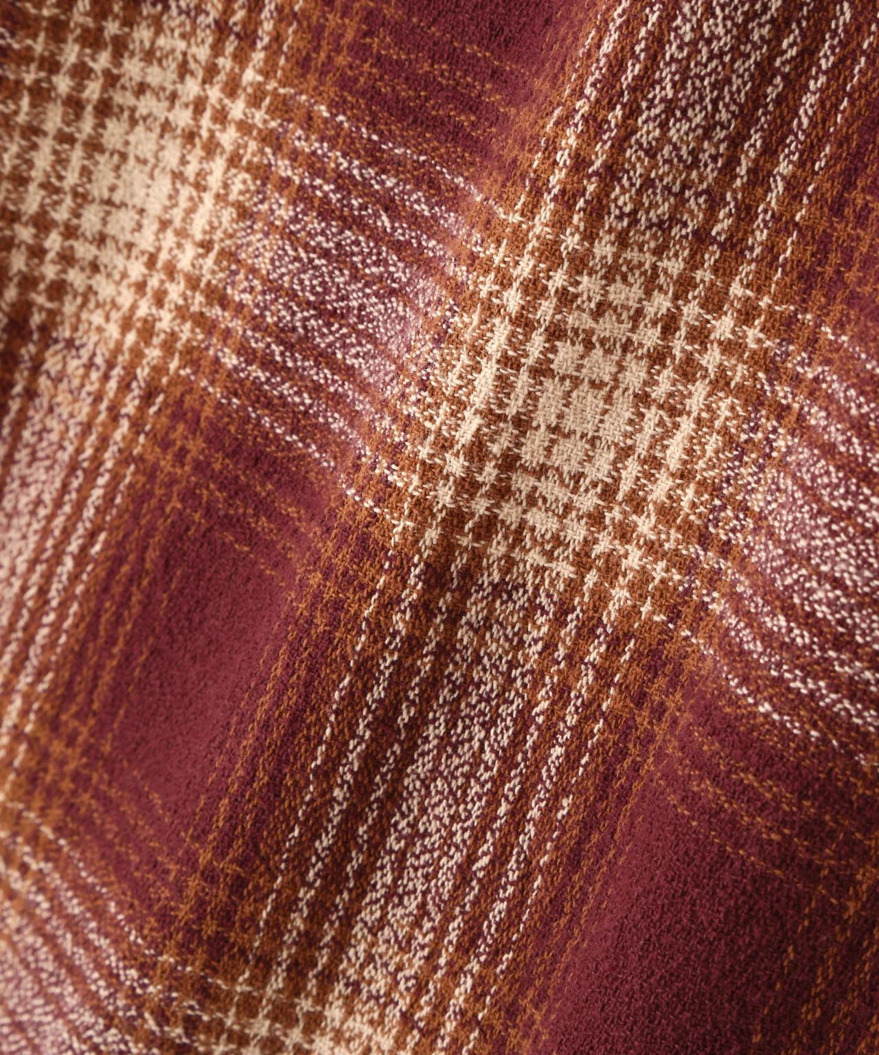 《A.A.R.C》OMBRE CHECK EMB SHIRT