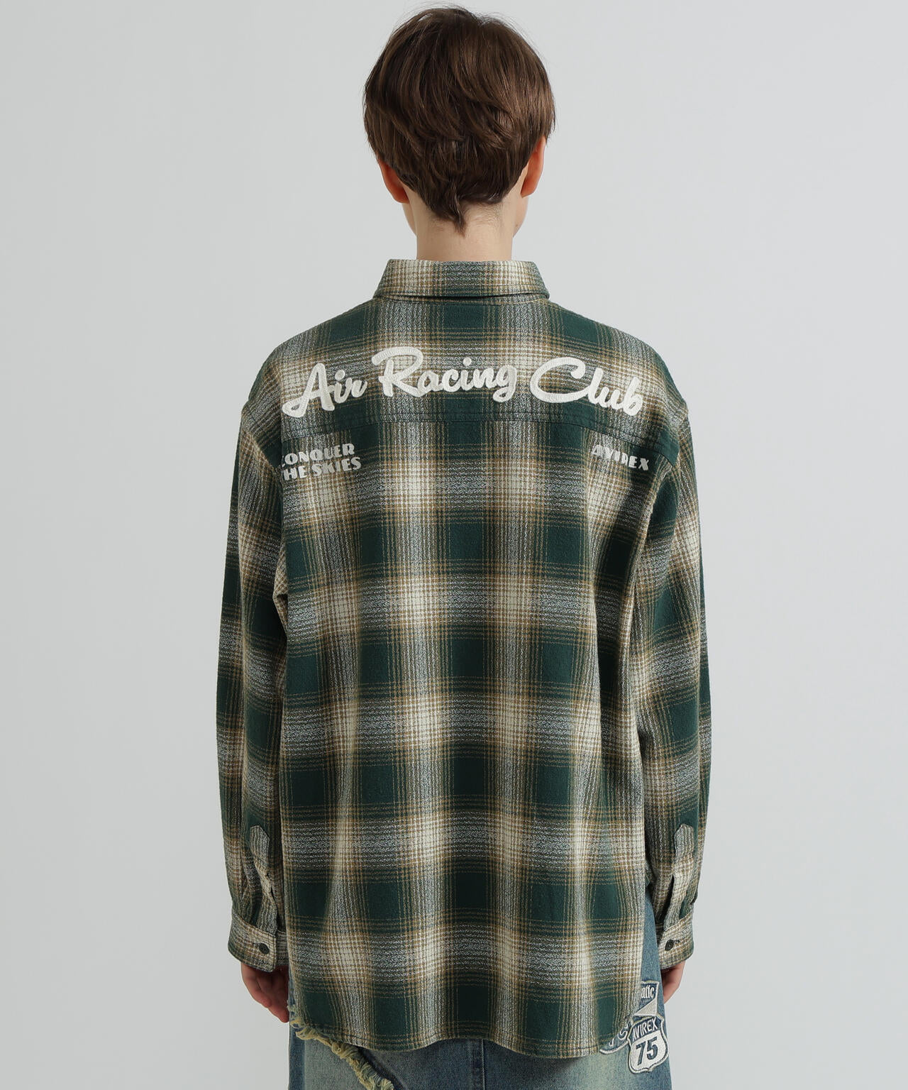 《WOMAN》OMBRE CHECK SHIRT