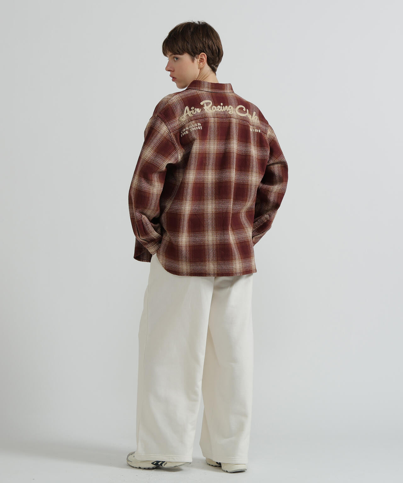 <WOMAN>OMBRE CHECK SHIRT