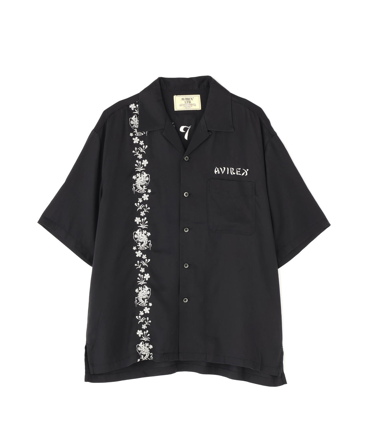 SOUVENIR S/S SHIRT”DRAGON &CHERRY BLOSSOMS”