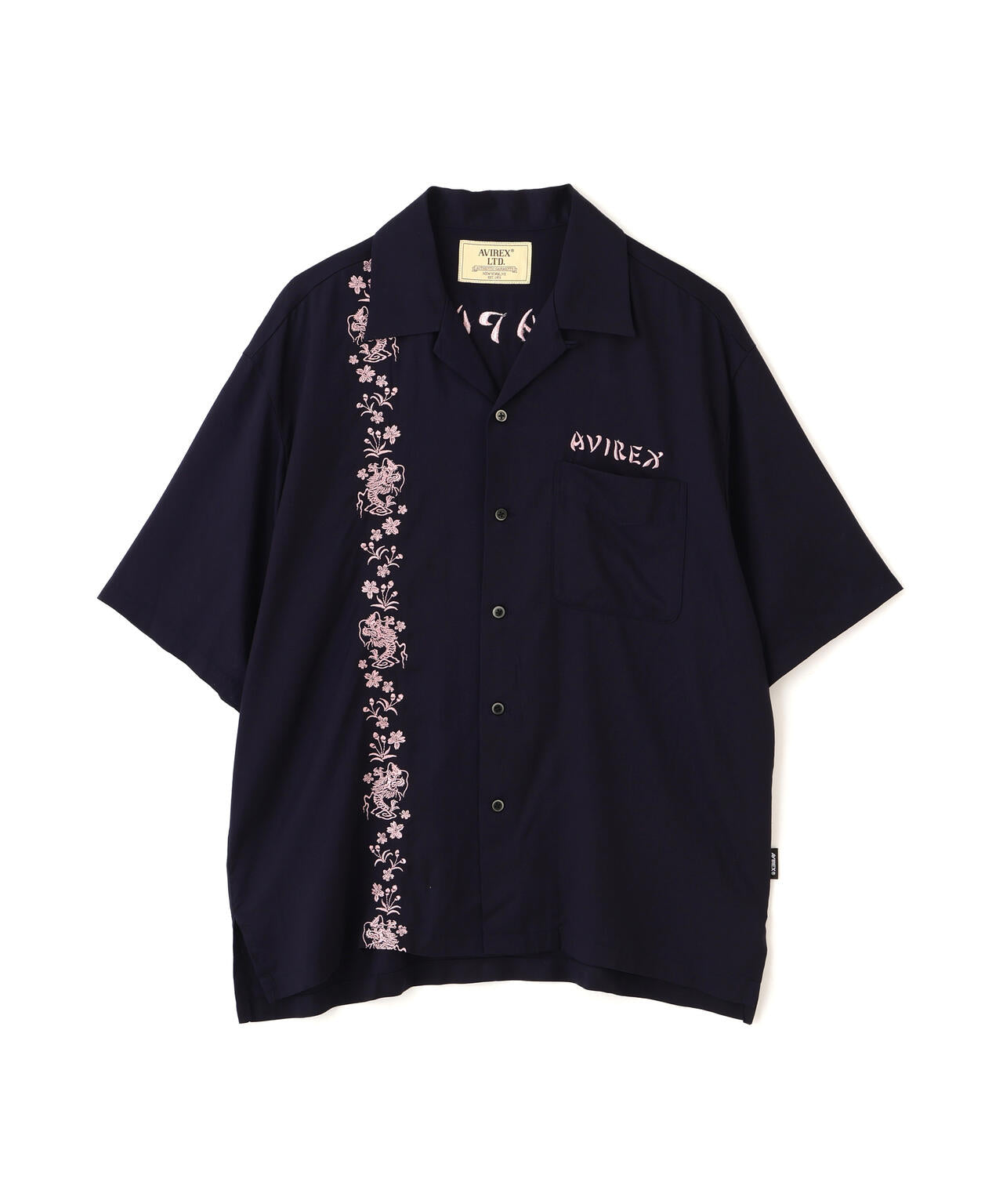 SOUVENIR S/S SHIRT”DRAGON &CHERRY BLOSSOMS”