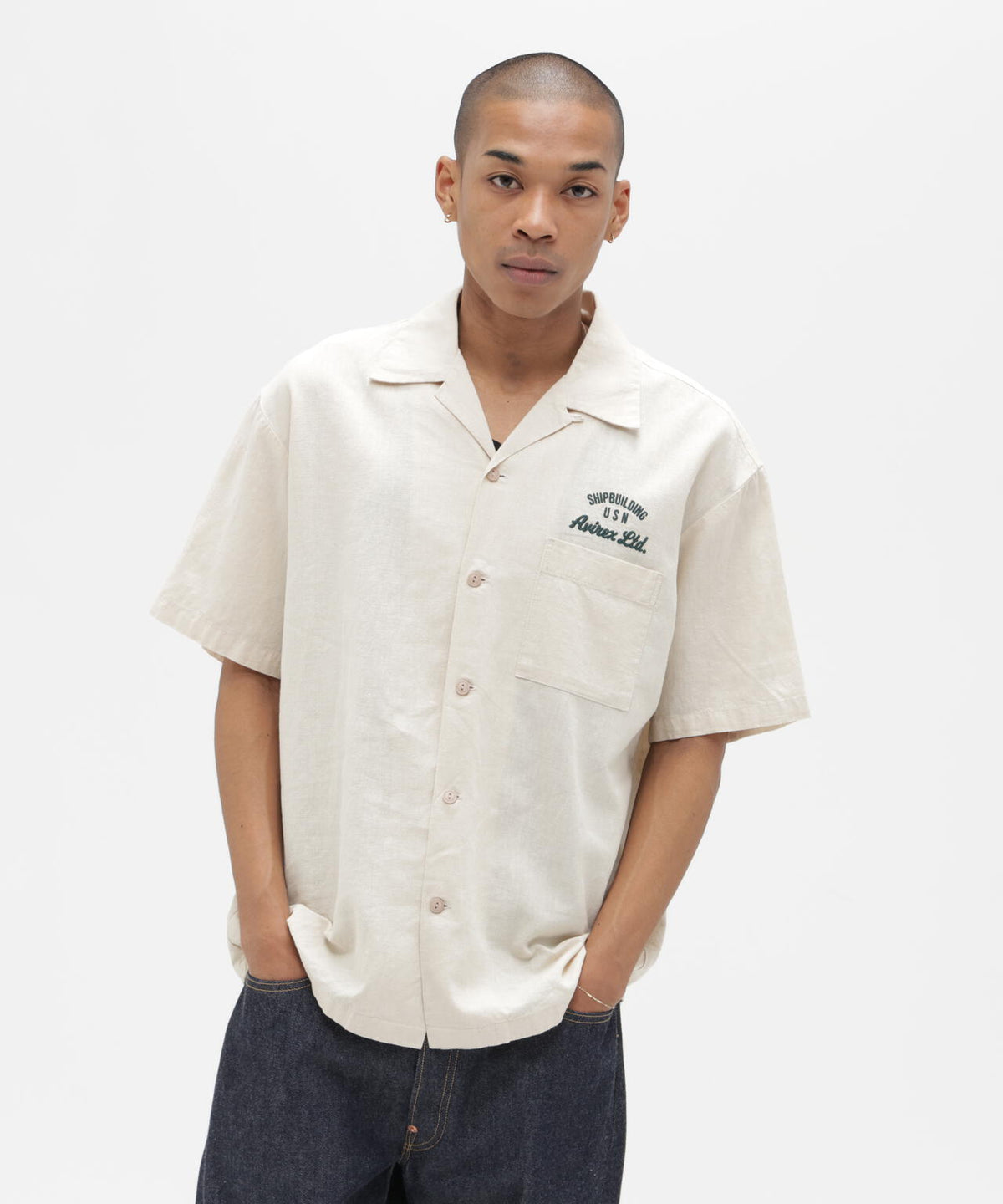 LINEN-COTTON S/S SHIRT ”Brooklyn”