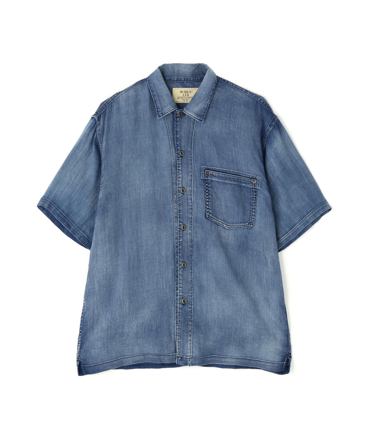 WIND THROUGH DENIM S/S SHIRTS