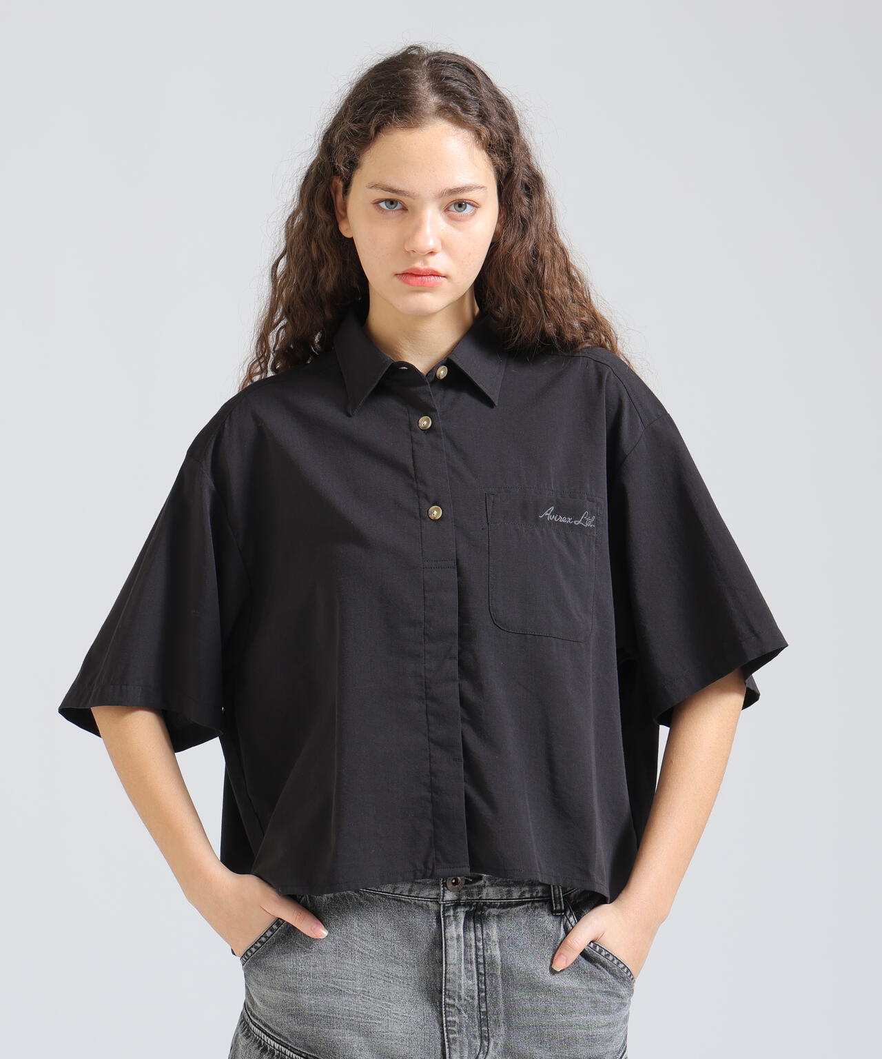 《WOMAN/直営店限定》H/S BACK GATHER DETAILS SHIRT