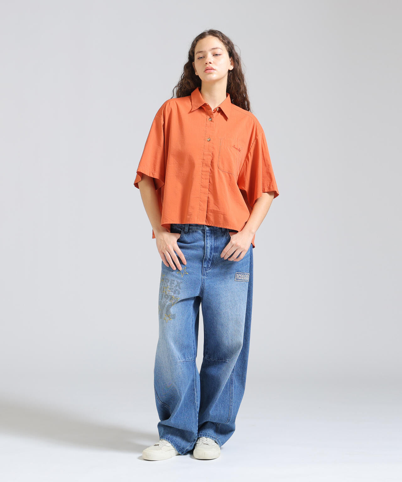 《WOMAN/直営店限定》H/S BACK GATHER DETAILS SHIRT