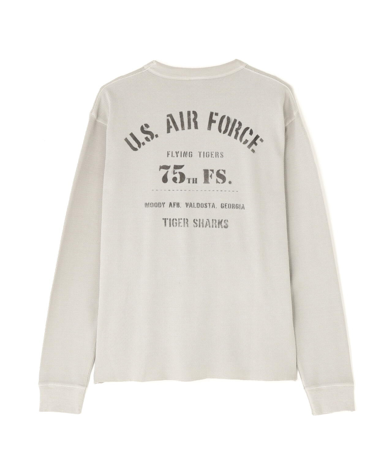 STENCIL HONEYCOMB WAFFLE L/S T-SHIRT
