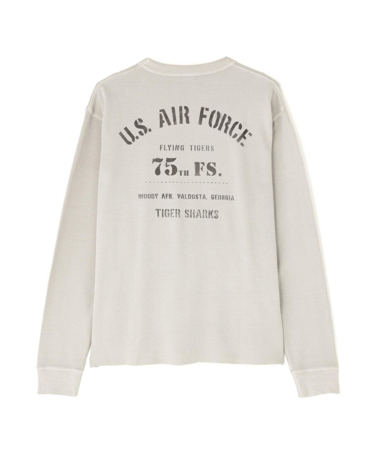 STENCIL HONEYCOMB WAFFLE L/S T-SHIRT