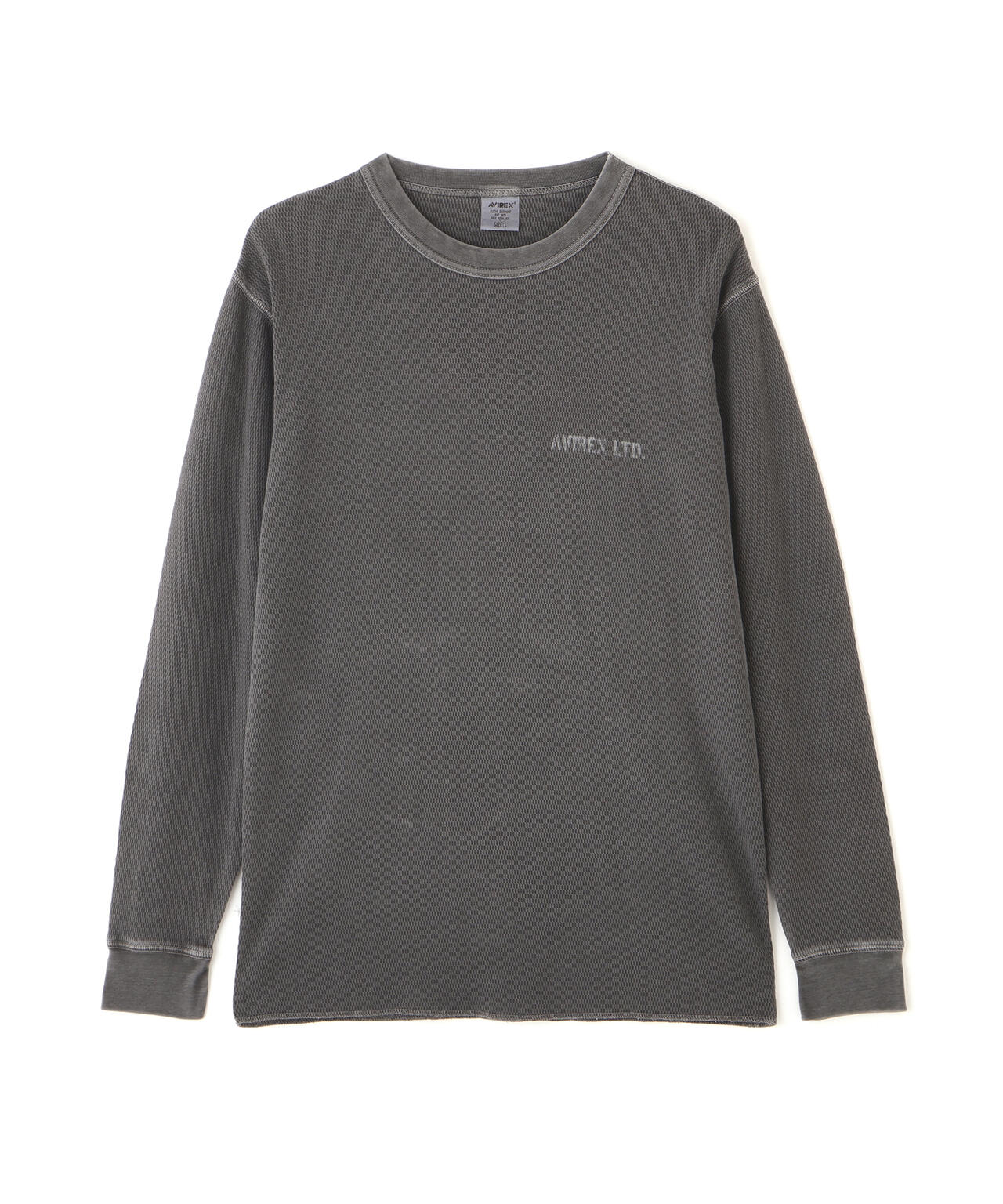 STENCIL HONEYCOMB WAFFLE L/S T-SHIRT