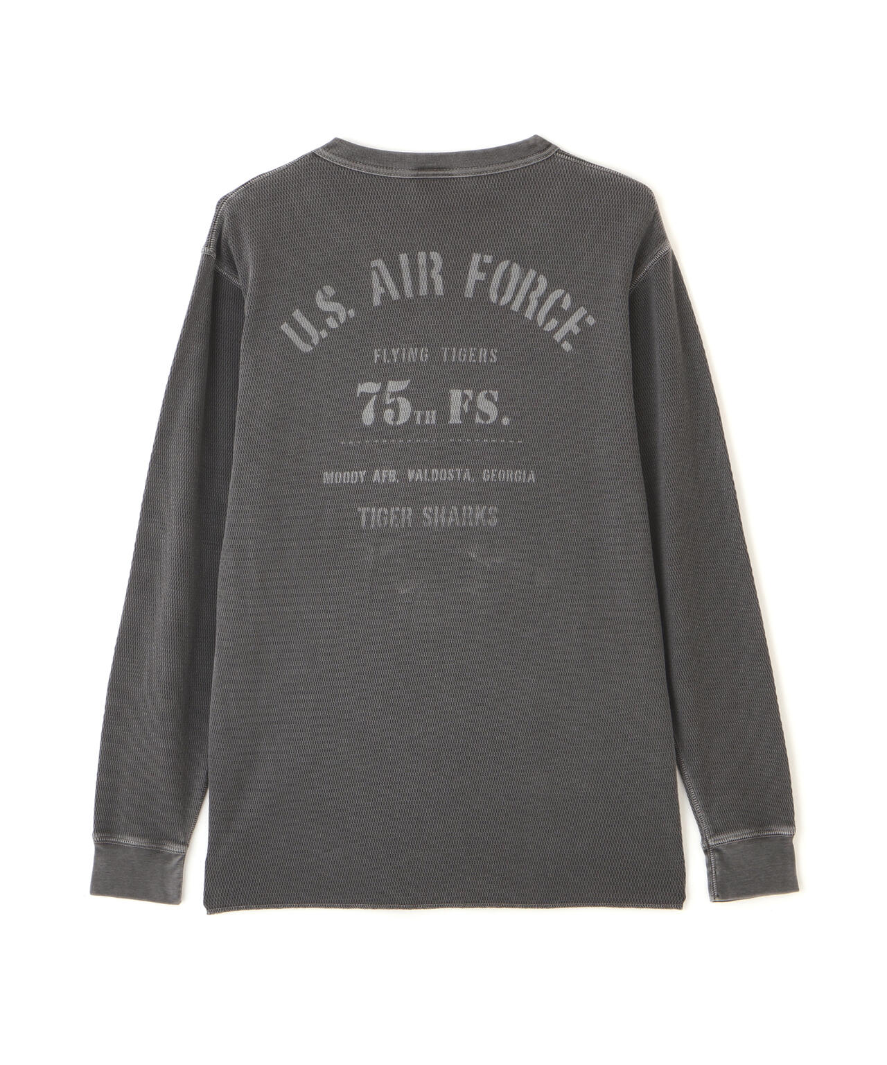 STENCIL HONEYCOMB WAFFLE L/S T-SHIRT