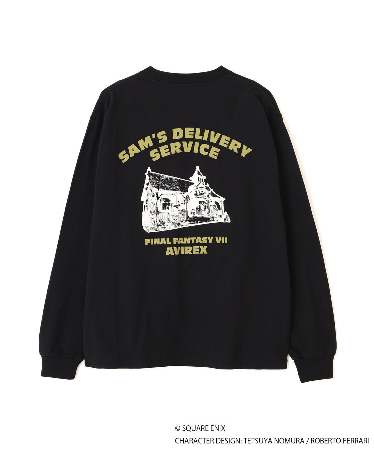 《AVIREX × FINAL FANTASY VII REMAKE》L/S T-SHIRT ”SAM'S DELIVERYSERVICE”