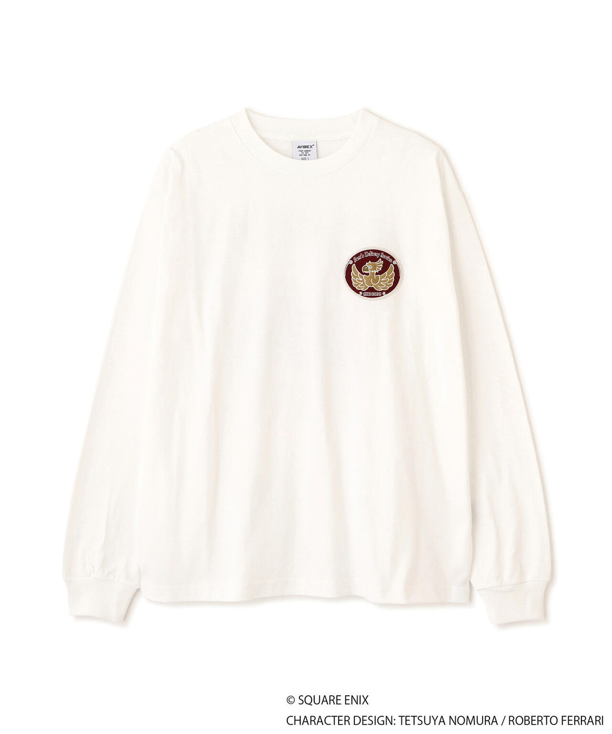 《AVIREX × FINAL FANTASY VII REMAKE》L/S T-SHIRT ”SAM'S DELIVERYSERVICE”