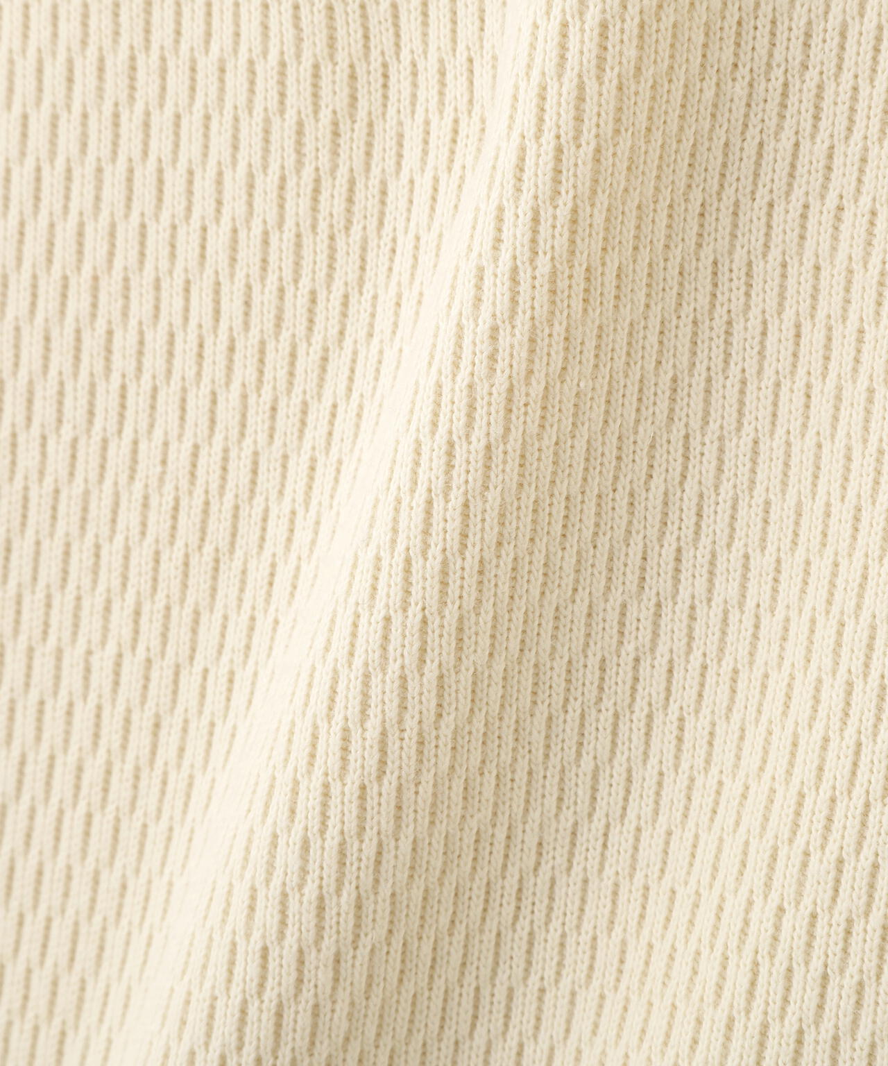 《直営店限定》HONEYCOMB HENLEY NECK L/S T-SHIRT