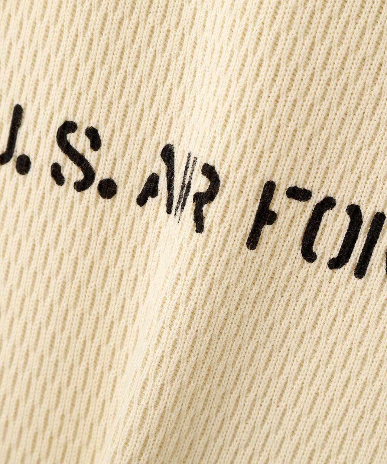 《WEB&DEPOT限定》STENCIL HONEYCOMB HENRY NECK L/S T-SHIRT