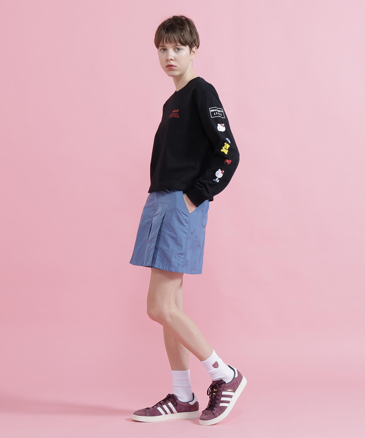 《AVIREX×HELLO KITTY》LONG SLEEVE T-SHIRT