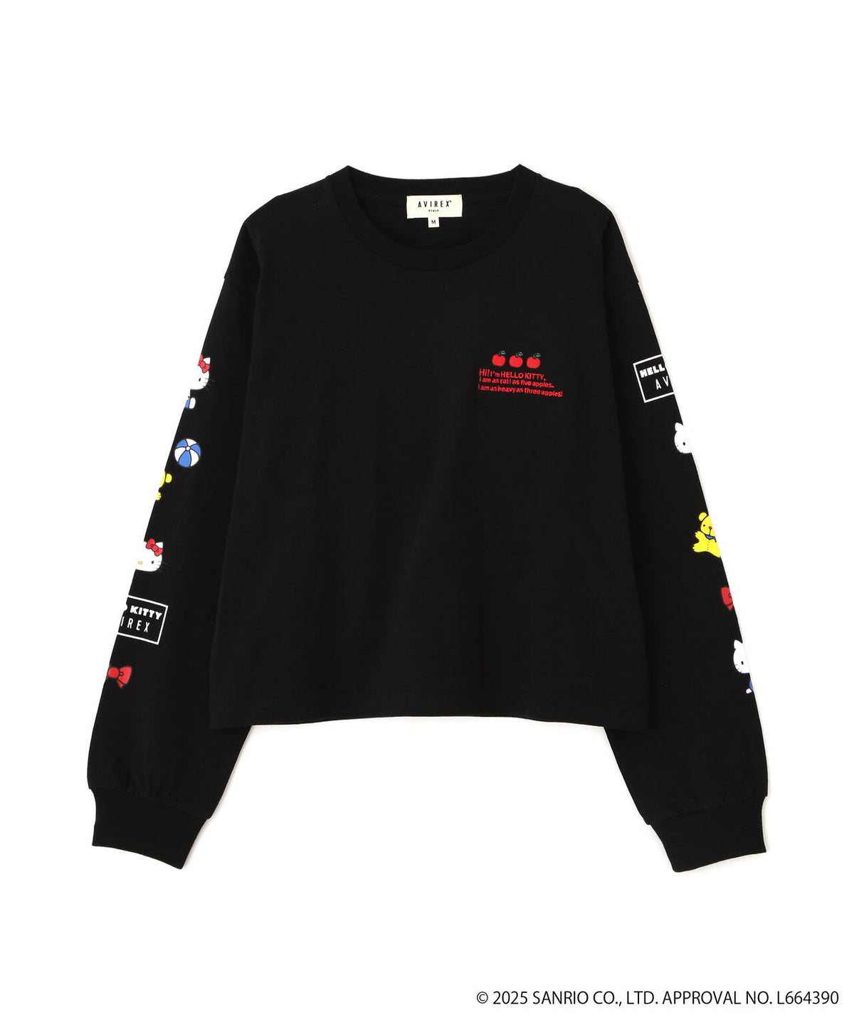 《AVIREX×HELLO KITTY》LONG SLEEVE T-SHIRT