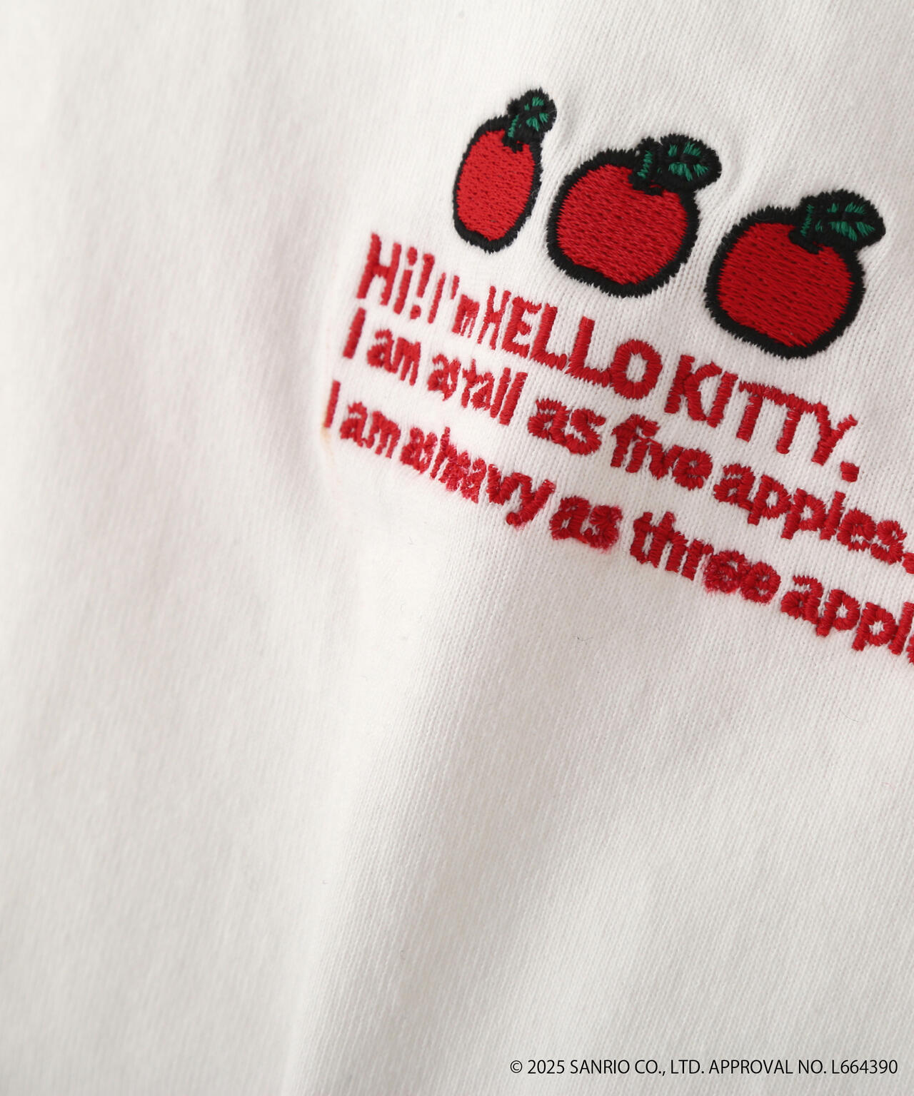 《AVIREX×HELLO KITTY》LONG SLEEVE T-SHIRT