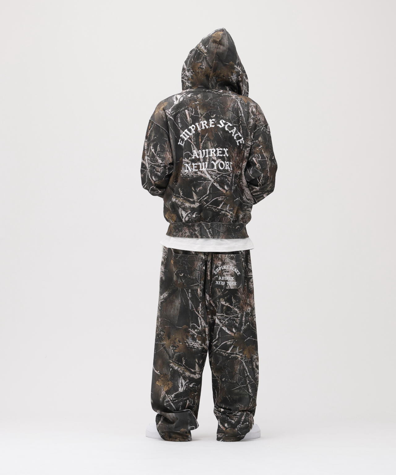 ZIP UP HOODIE ”REAL TREE CAMO”