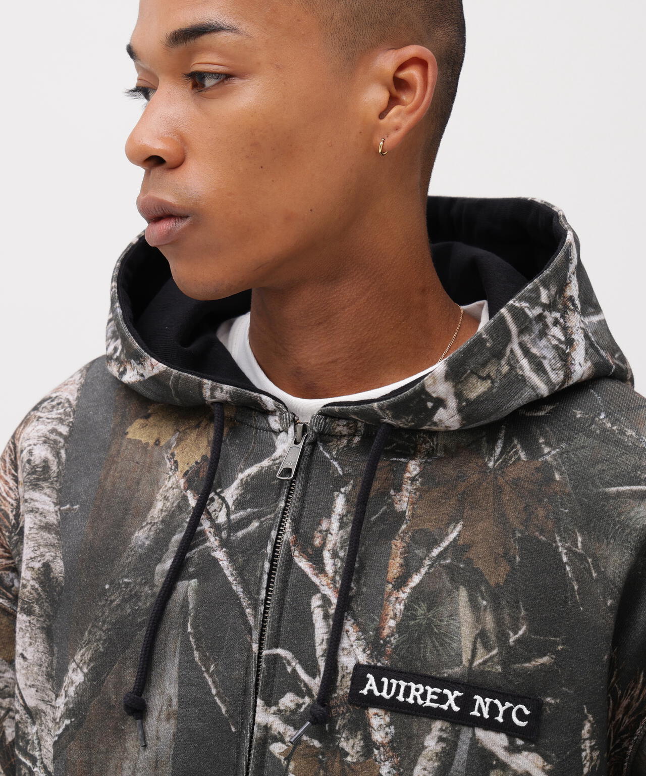 ZIP UP HOODIE ”REAL TREE CAMO”