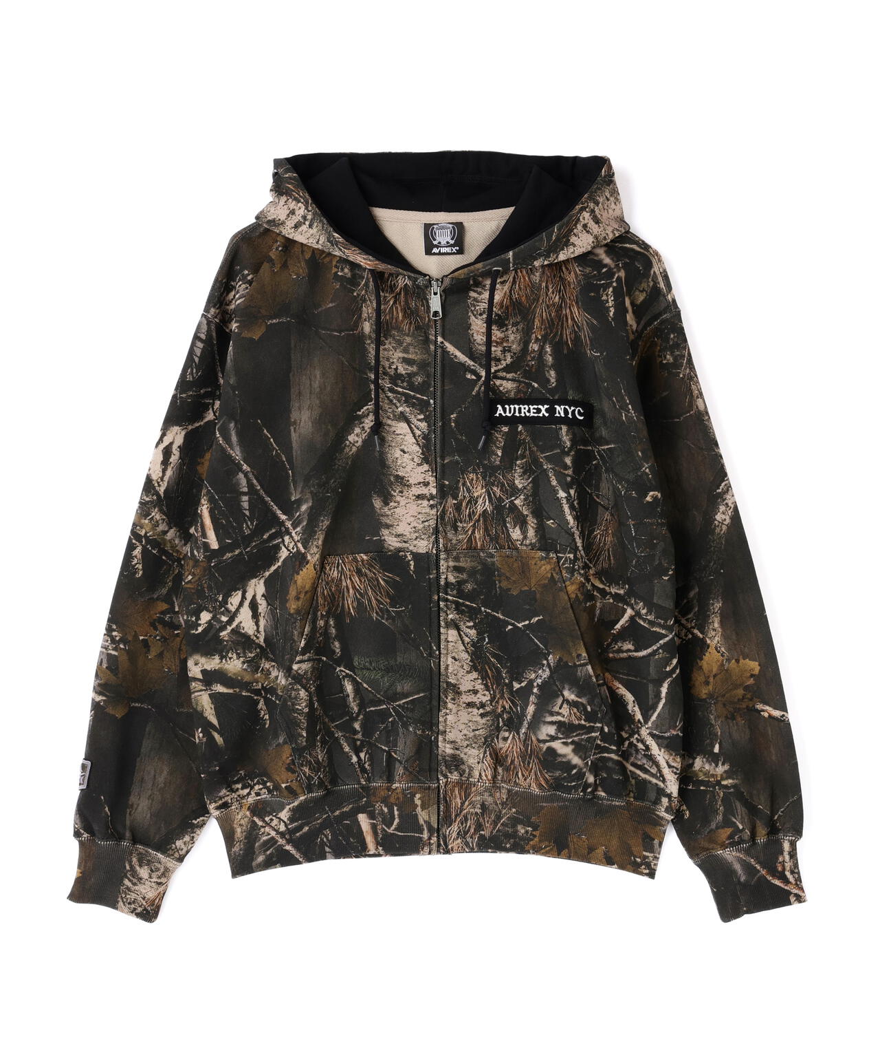 ZIP UP HOODIE ”REAL TREE CAMO”