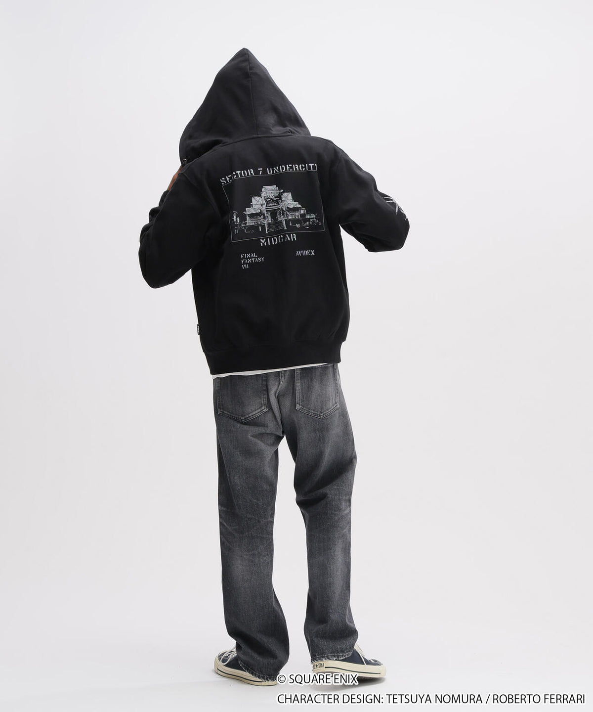 《AVIREX × FINAL FANTASY VII REMAKE》ZIP UP HOODIE ”SEVENTH HEAVEN”