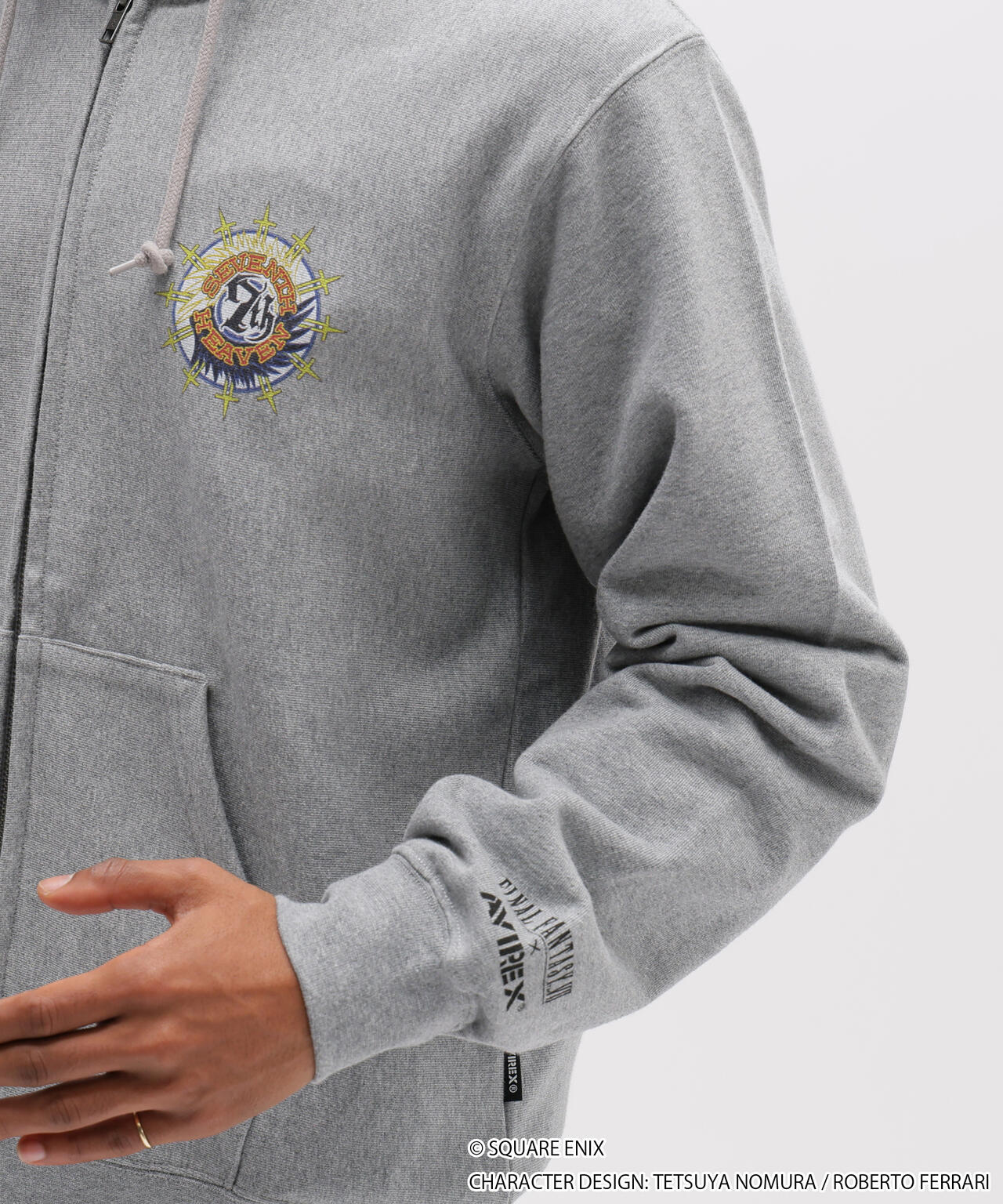 《AVIREX × FINAL FANTASY VII REMAKE》ZIP UP HOODIE ”SEVENTH HEAVEN”