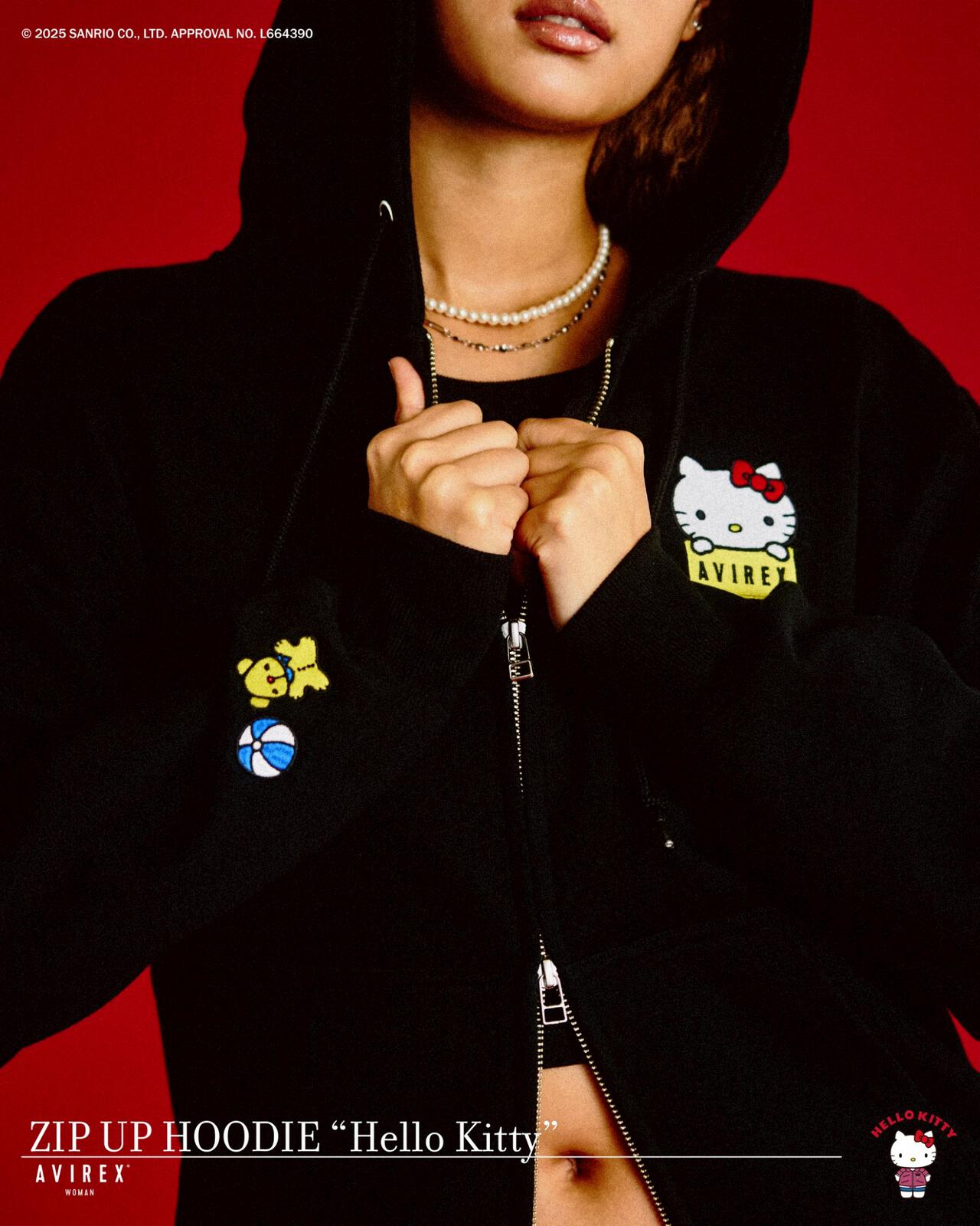 《AVIREX×HELLO KITTY》HOODIE