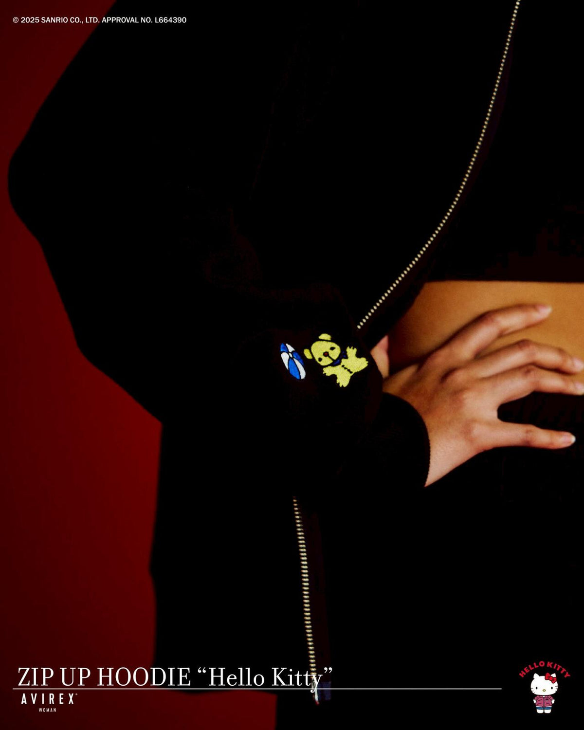 《AVIREX×HELLO KITTY》HOODIE