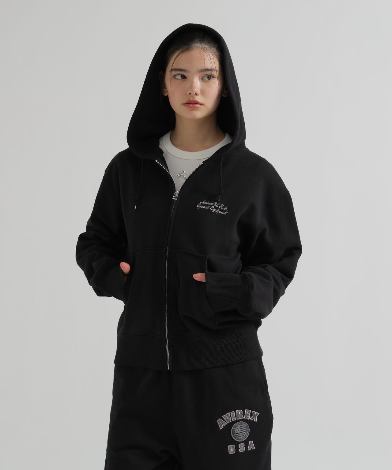 《WOMAN/直営店限定》VARSITY FLAG PARKA