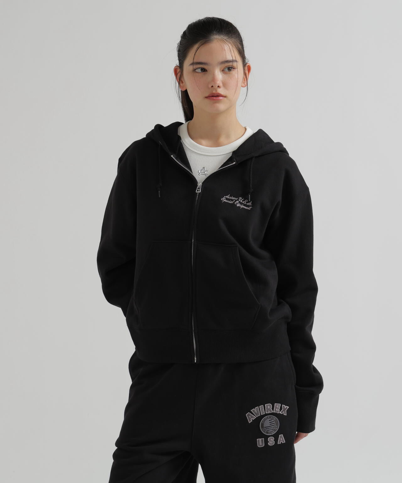 《WOMAN/直営店限定》VARSITY FLAG PARKA
