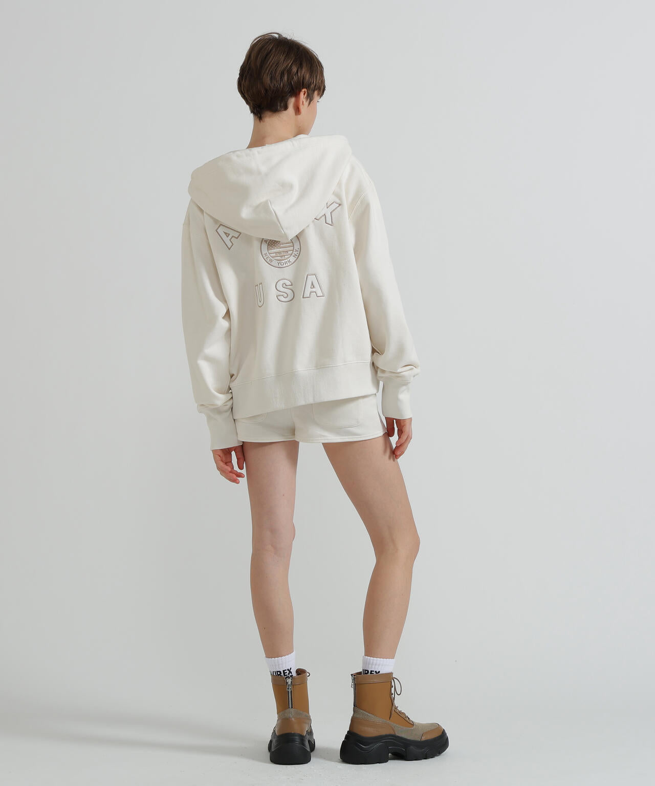 《WOMAN/直営店限定》VARSITY FLAG PARKA