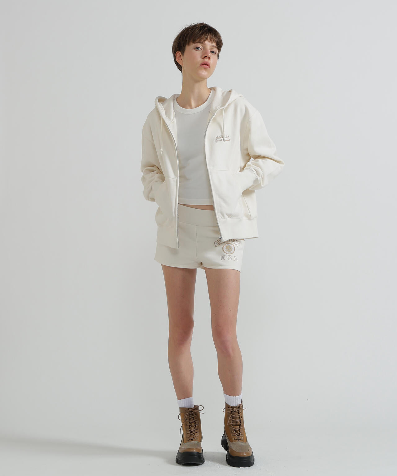 《WOMAN/直営店限定》VARSITY FLAG PARKA