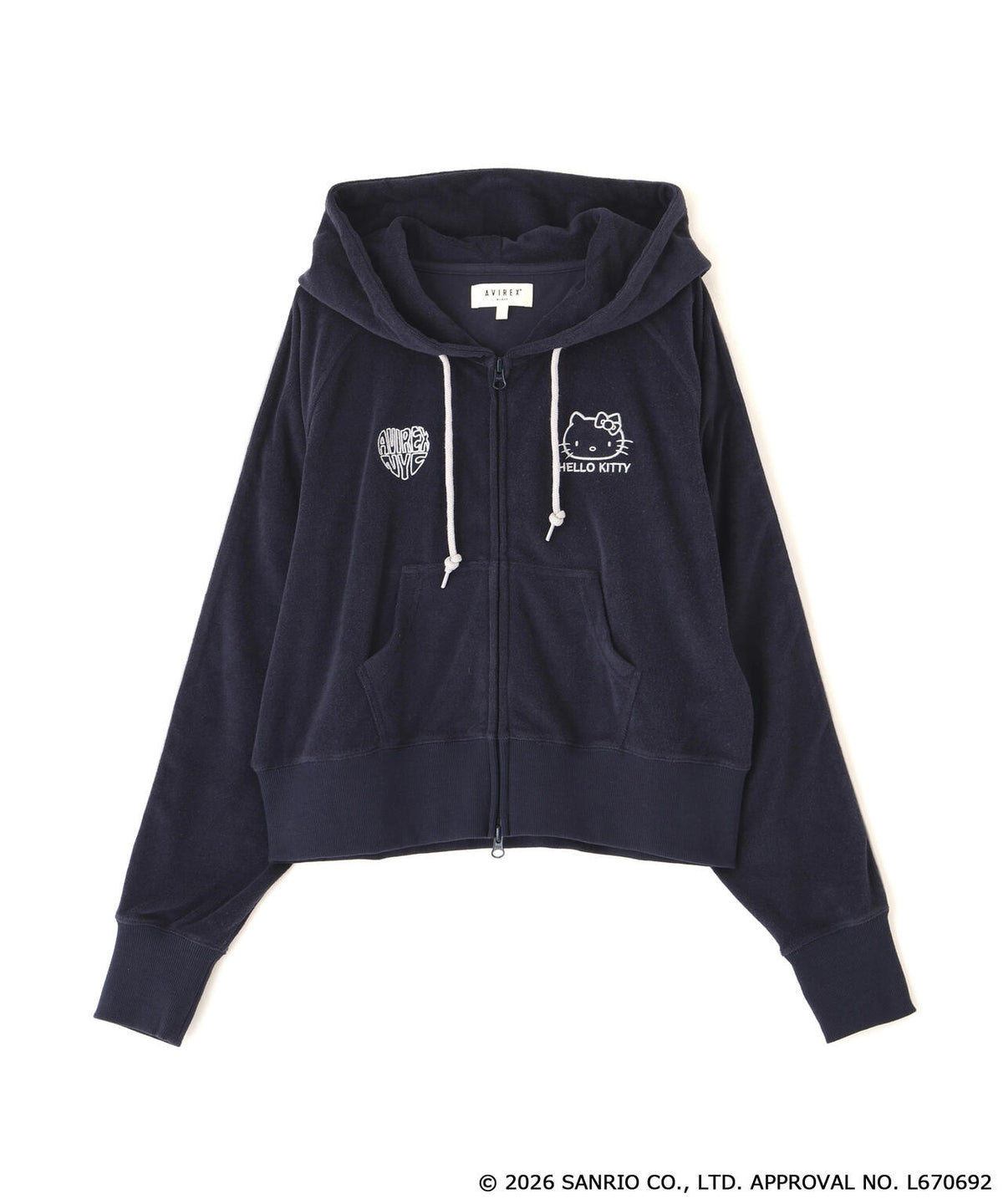 《AVIREX×HELLO KITTY》PILE PARKA