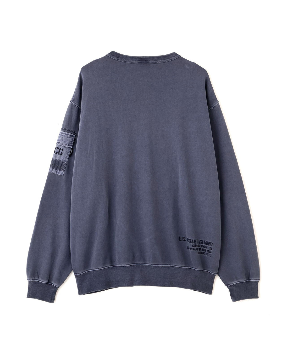FADED MIL.POCKET CREWNECK SWEAT