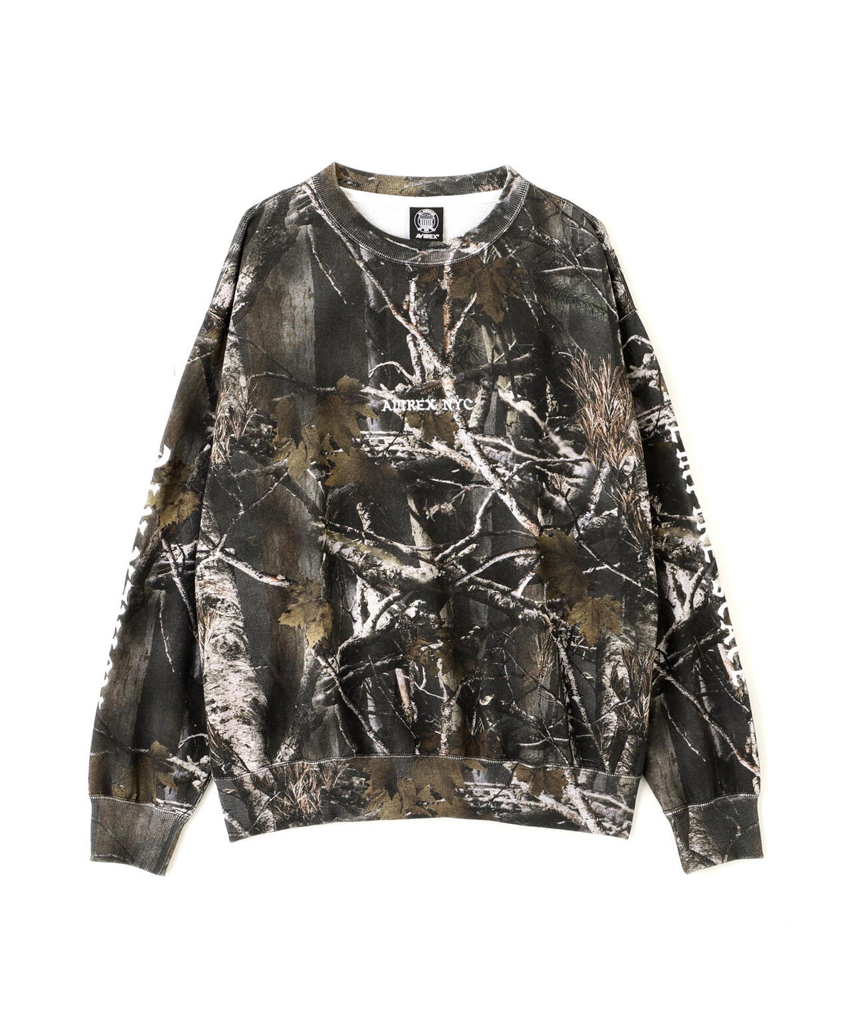 CREW NECK SWEAT ”REAL TREE CAMO”