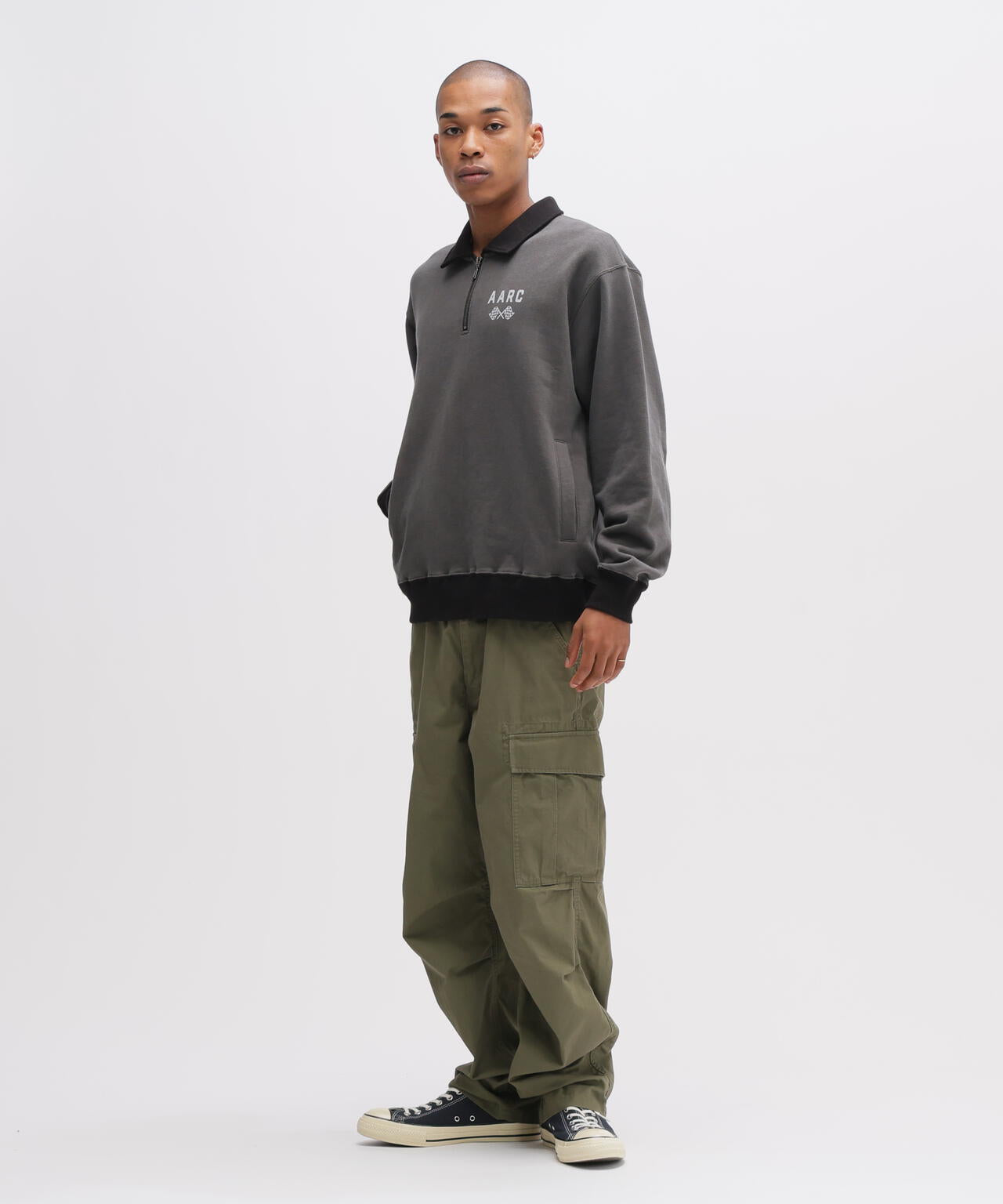 《A.A.R.C》HALF ZIP SWEAT
