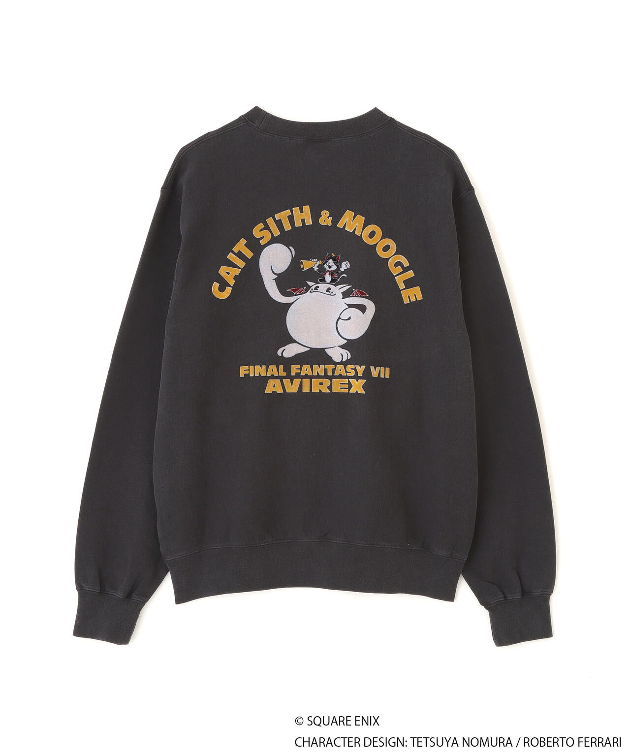 《AVIREX × FINAL FANTASY VII REMAKE》CREW NECK SWEAT ”CaitSith & MOOGLE”