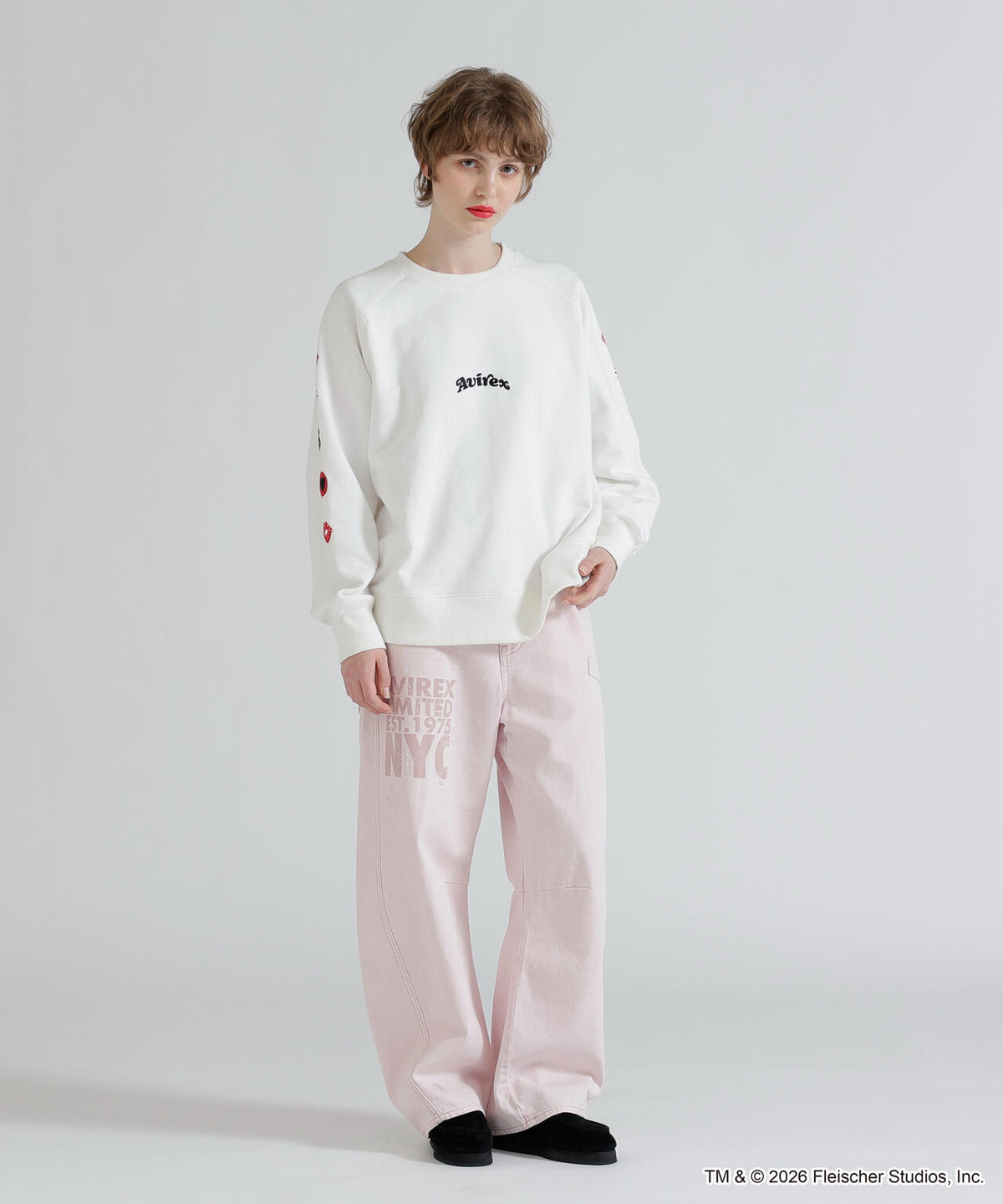 《AVIREX × Betty Boop》CREW NECK SWEAT