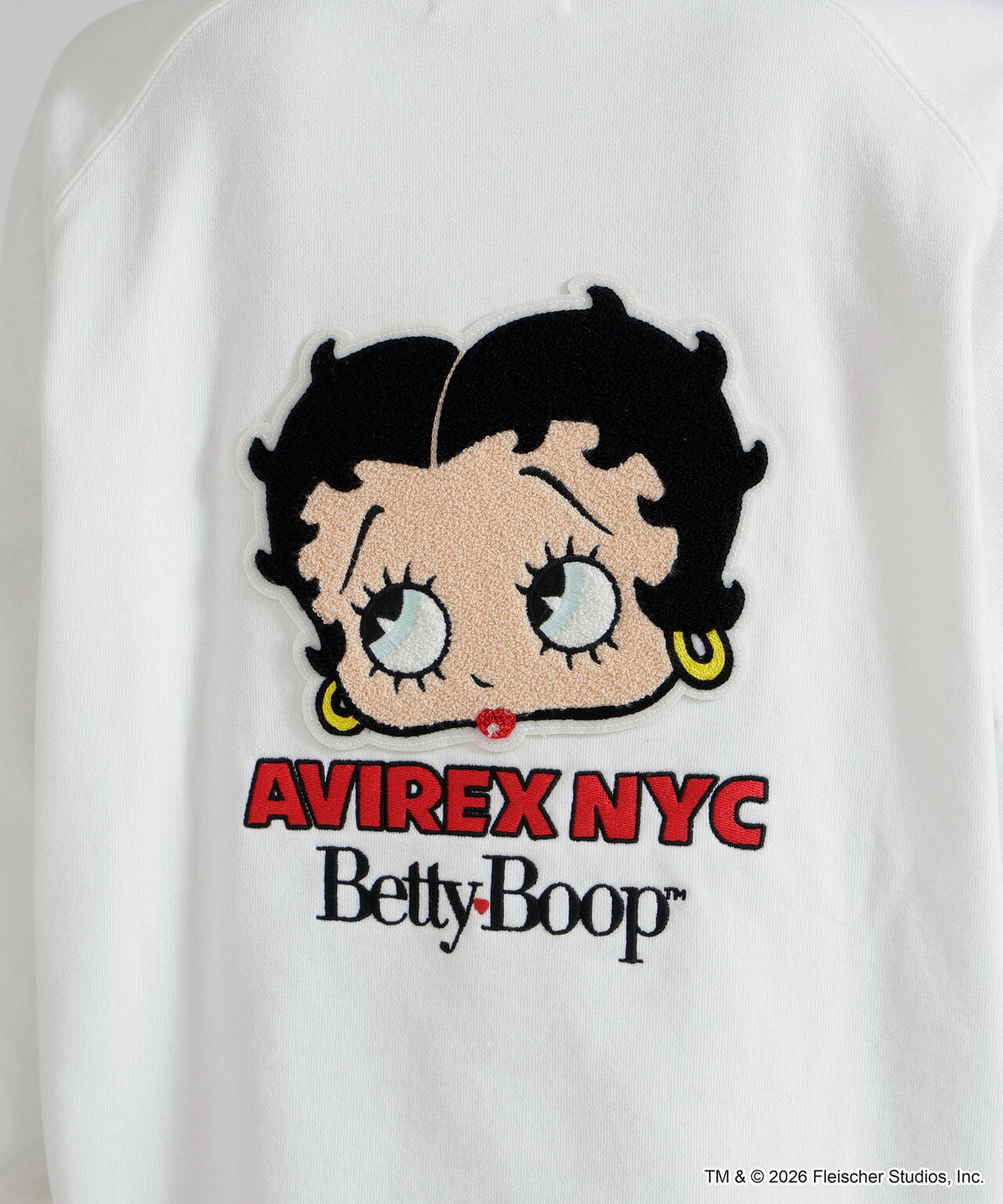 《AVIREX × Betty Boop》CREW NECK SWEAT
