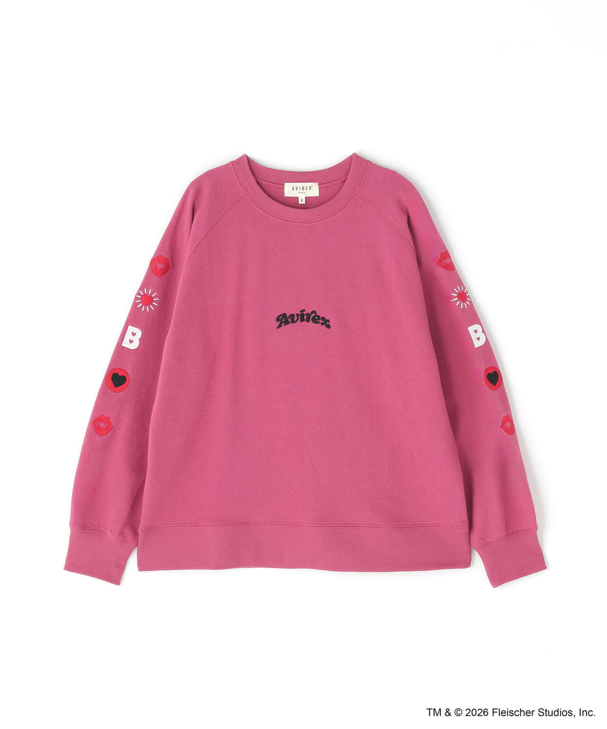 《AVIREX × Betty Boop》CREW NECK SWEAT