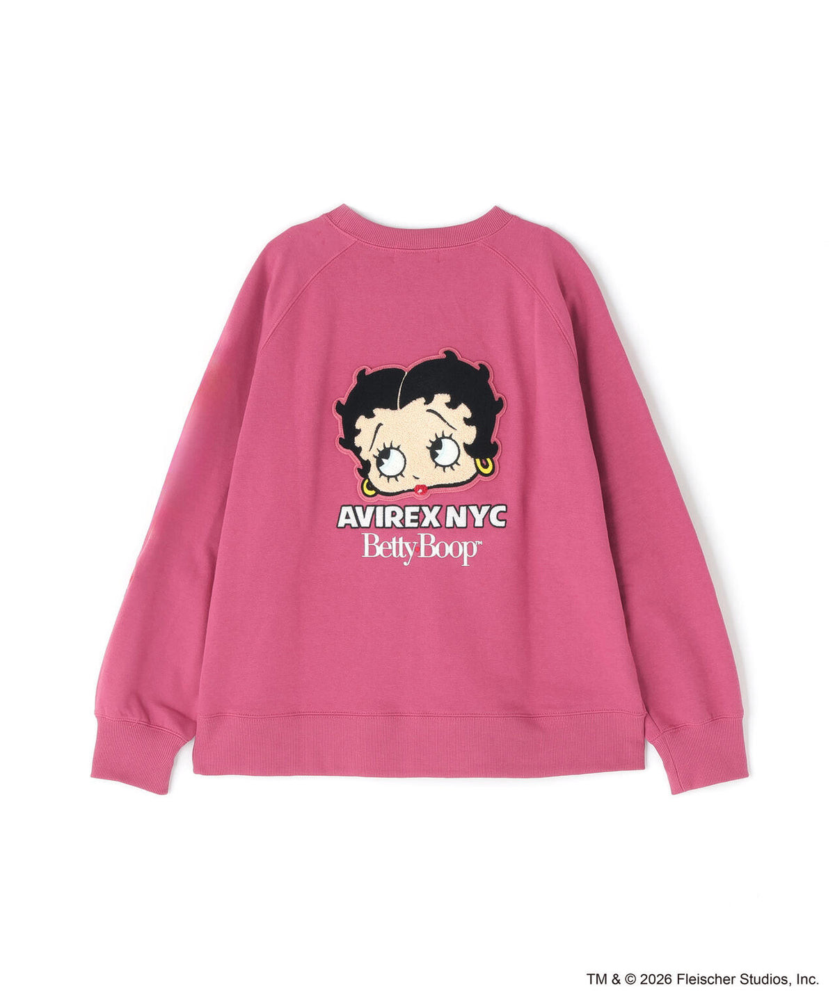《AVIREX × Betty Boop》CREW NECK SWEAT