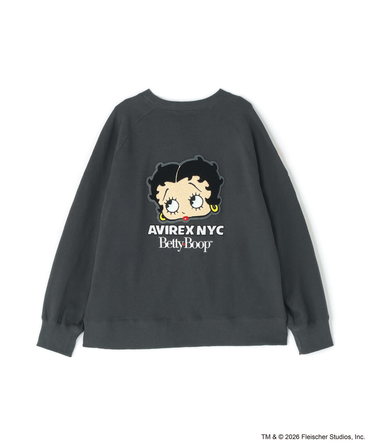 《AVIREX × Betty Boop》CREW NECK SWEAT