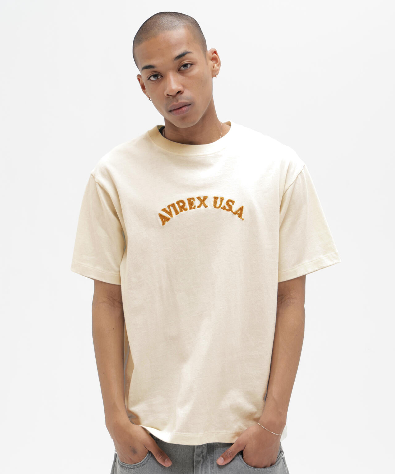 CHAIN STITCH EMBROIDERY T-SHIRT