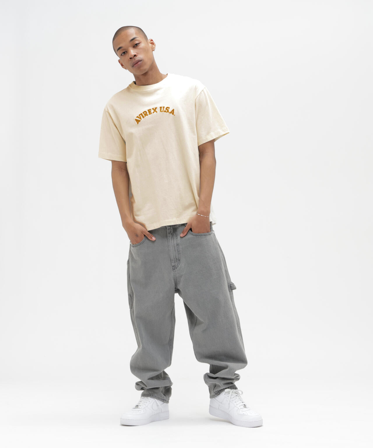 CHAIN STITCH EMBROIDERY T-SHIRT