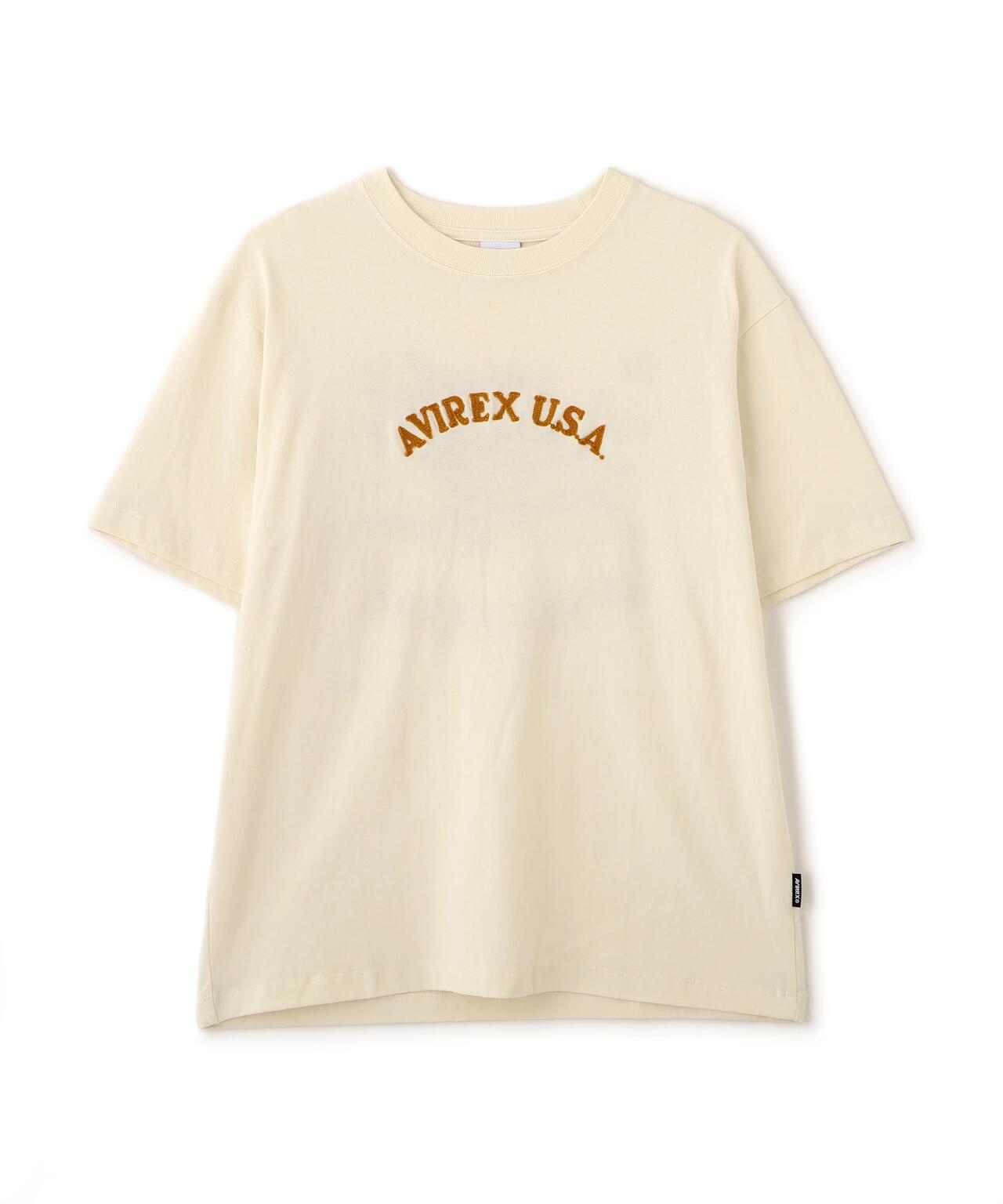 CHAIN STITCH EMBROIDERY T-SHIRT